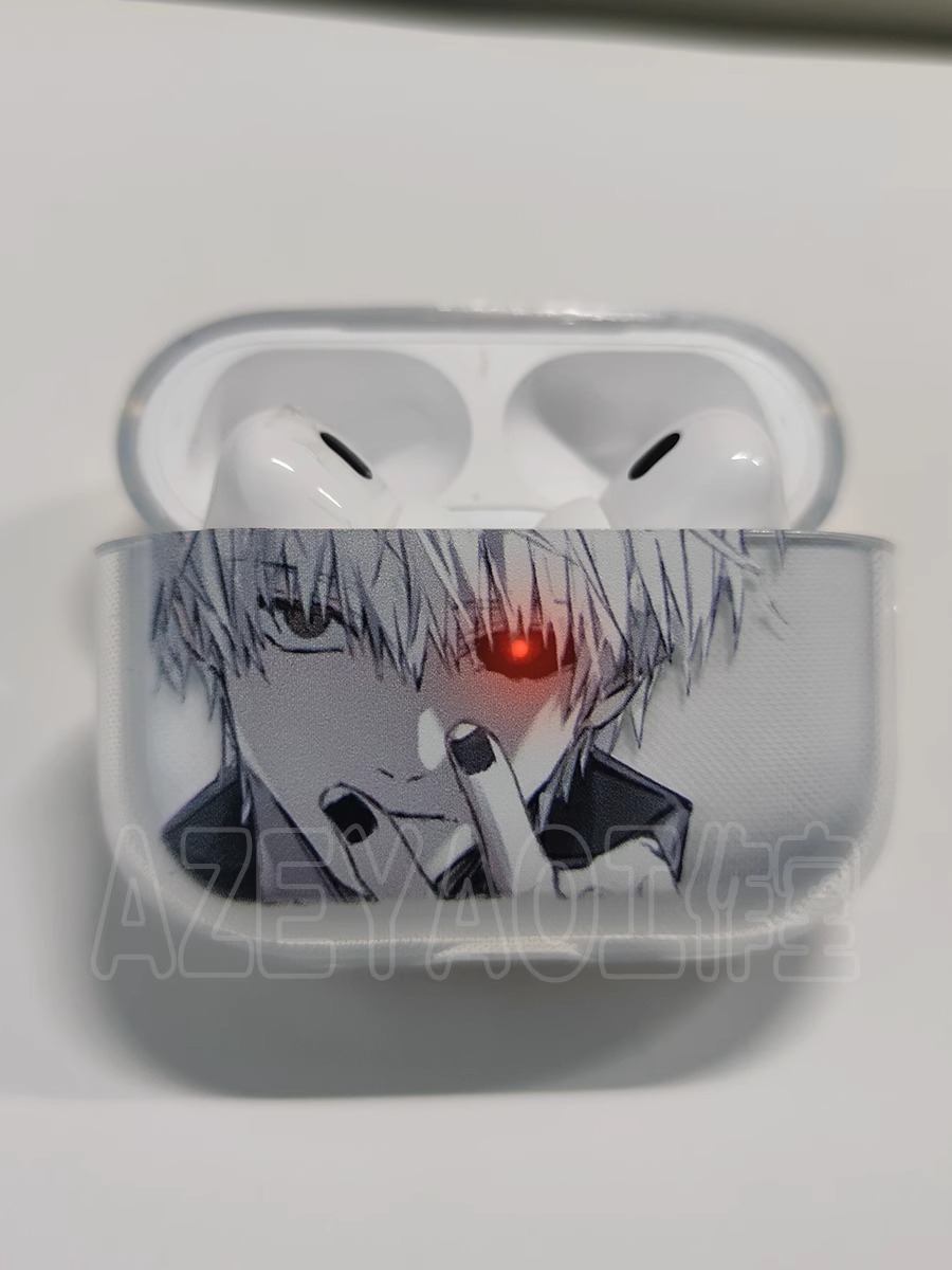 Luxury Bags Outlet - อะนิเมะหรูหรา Tokyo Ghoul Airpods สําหรับ Apple