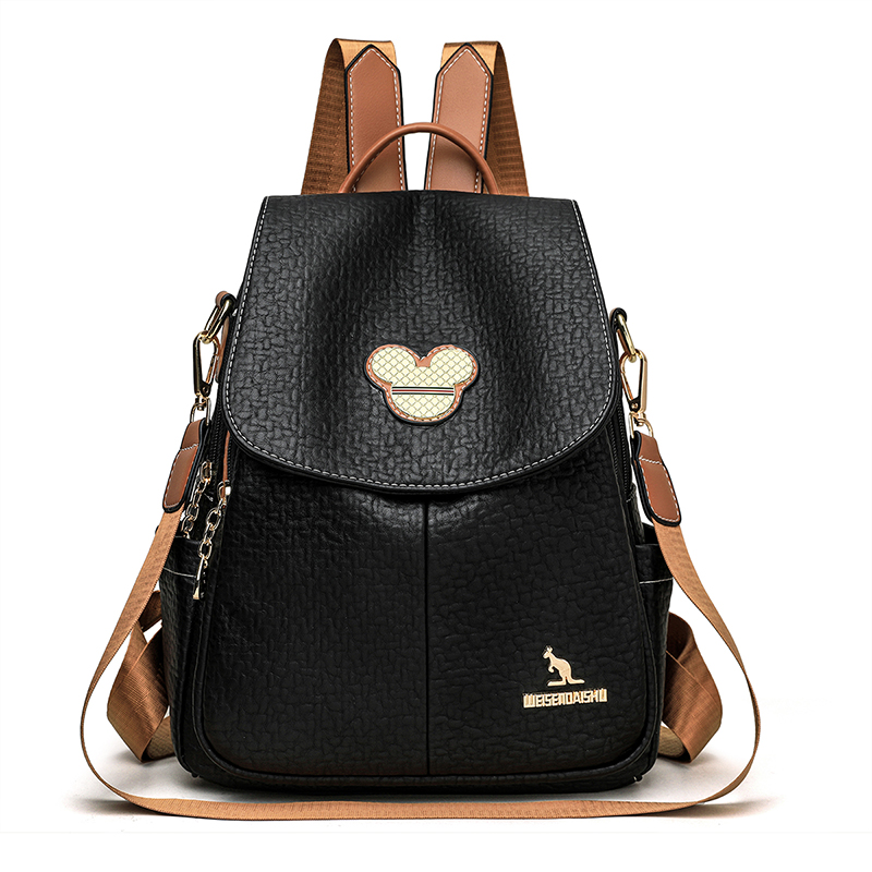 Luxury Bags For School - กระเป๋าเป้เดินทางสุดหรู 2026 กระเป๋าแฟชั่นสำหรับโรงเรียน มีหลายช่องใส่ของ หนังแท้ แบรนด์ผู้หญิง