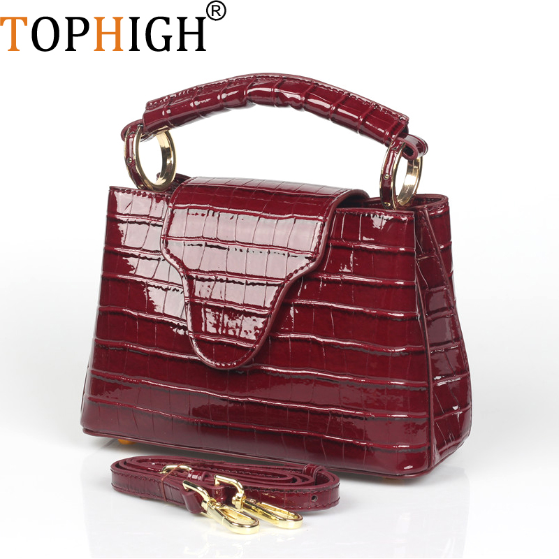 Luxury Bags In Sale - TOPHIGH หรูหราออกแบบกระเป๋าถือผู้หญิงนกกระจอกเทศ/งู/จระเข้กระเป๋าหนังสำหรับพรรคร้อนขาย Bolsas