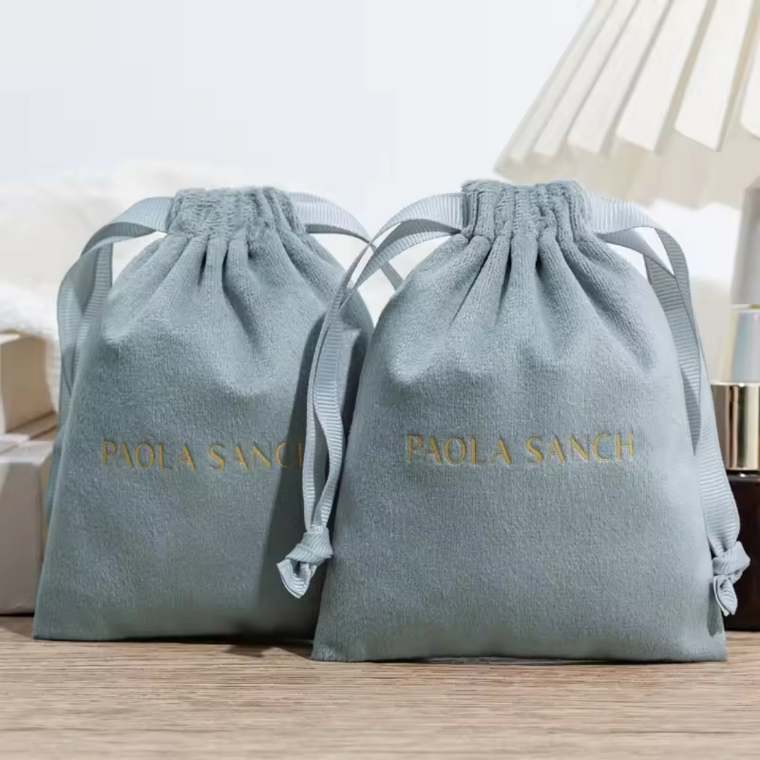 Luxury Bags For School - ถุงกำมะหยี่พิมพ์โลโก้ตามสั่ง สำหรับใส่ของขวัญ น้ำหอม เครื่องประดับ เทียน และงานฝีมือ