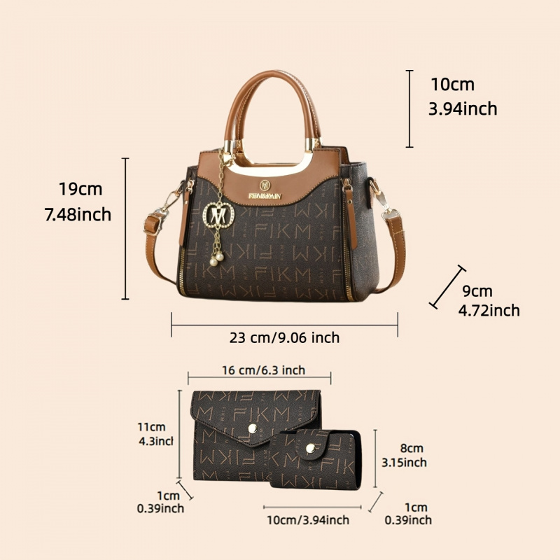 ชุดกระเป๋าพิมพ์ลายตัวอักษร 3 ช - Luxury Bags & Leather Repair Of Atlanta Reviews บทวิจารณ์และราคา
