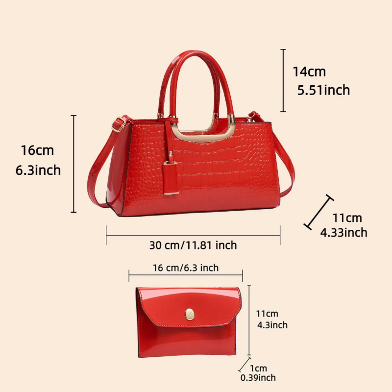 ชุดกระเป๋าถือสตรี วัสดุ PU หรู - Luxury Bags & Leather Repair Of Atlanta Reviews บทวิจารณ์และราคา