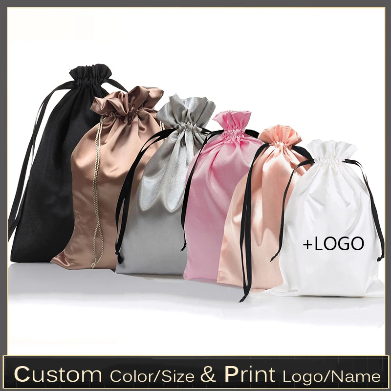 ถุงผ้าซาตินแบบกำหนดเอง 10 ชิ้น - Luxury Bags Outlet บทวิจารณ์และราคา