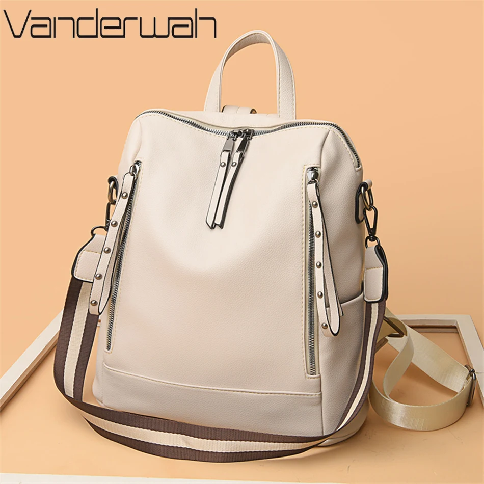 ยี่ห้อกระเป๋าเป้สะพายหลังหนังน - Luxury Bags For School บทวิจารณ์และราคา