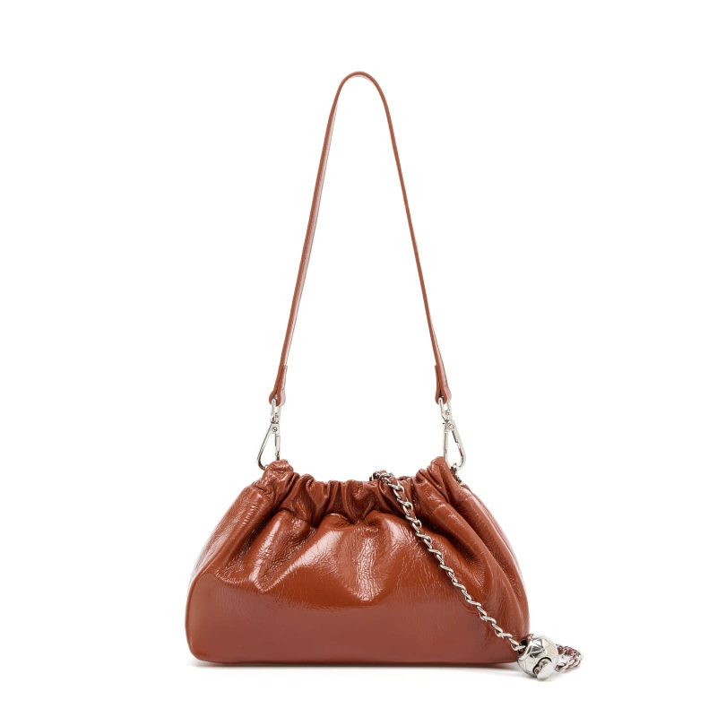 กระเป๋าสะพายข้างทรงกลมสีทองขนา - Luxury Bags In Sale บทวิจารณ์และราคา