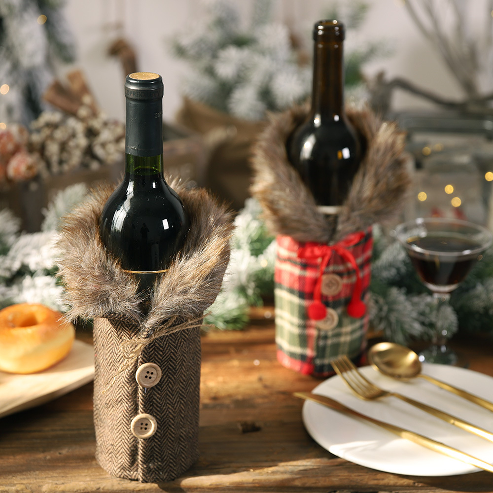 ปลอกหุ้มขวดไวน์ลายสก็อตหรูหราส - Luxury Xmas Bags บทวิจารณ์และราคา