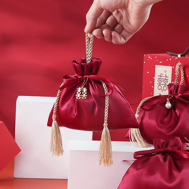 ถุงผ้าไหมกำมะหยี่แบบผูกเชือกหร - Luxury Bags For School บทวิจารณ์และราคา