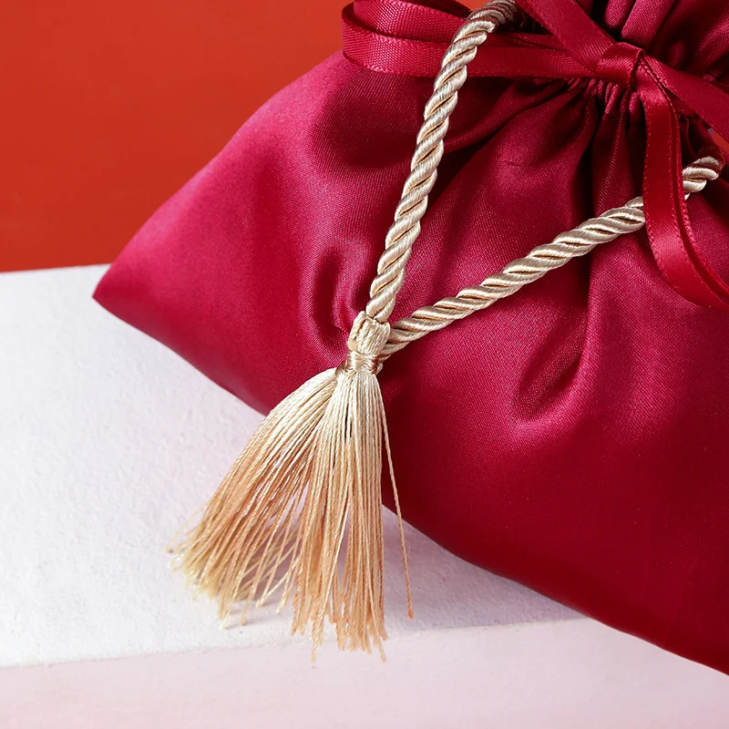 ถุงผ้าไหมกำมะหยี่แบบผูกเชือกหร - Luxury Bags For School บทวิจารณ์และราคา